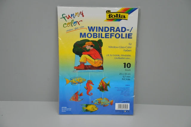 10xWindradMobile 470230 Folie 0,7mm, 23 x 33 cm NEU inkl.Rechnung mit MwSt