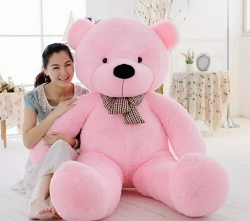 78" Giant Huge Big Pink Teddy Bear Plush Soft Stuffed Animal Toys Doll Toys