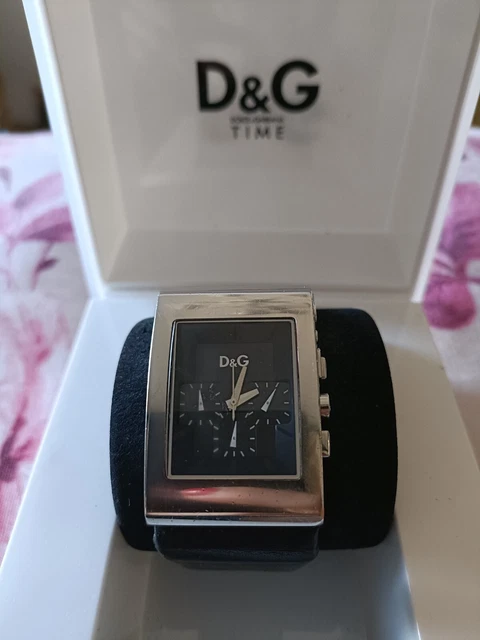 Dolce E Gabbana Time Orologio Usato con cinturino nero 