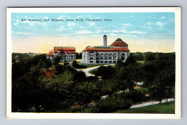 Cincinnati OH-Ohio, Eden Park Art Academy & Museum, Antique Vintage Postcard