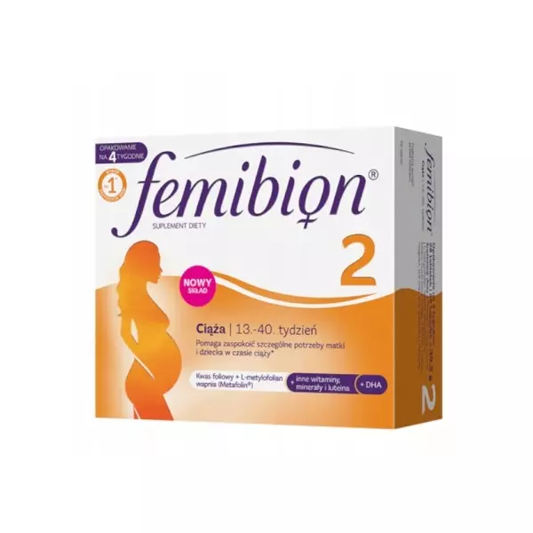 Femibion NATAL 2 Grossesse à partir de la 13ème semaine Semaine acide... 2