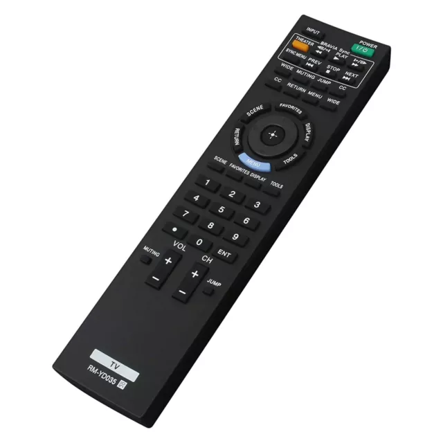 RM-YD035 Replace Remote Control for Sony TV KDL-32BX300 KDL-46EX400 KDL-40EX400 3