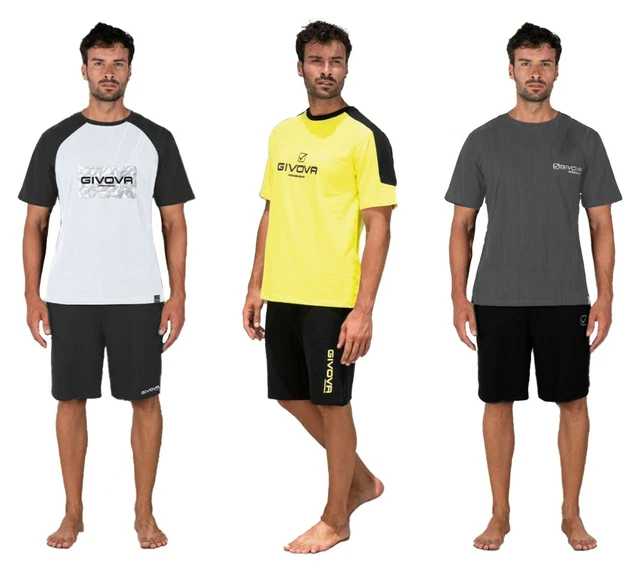 fuori acqua / tuta / completo uomo GIVOVA HOMEWEAR estivo COTONE shorts colori