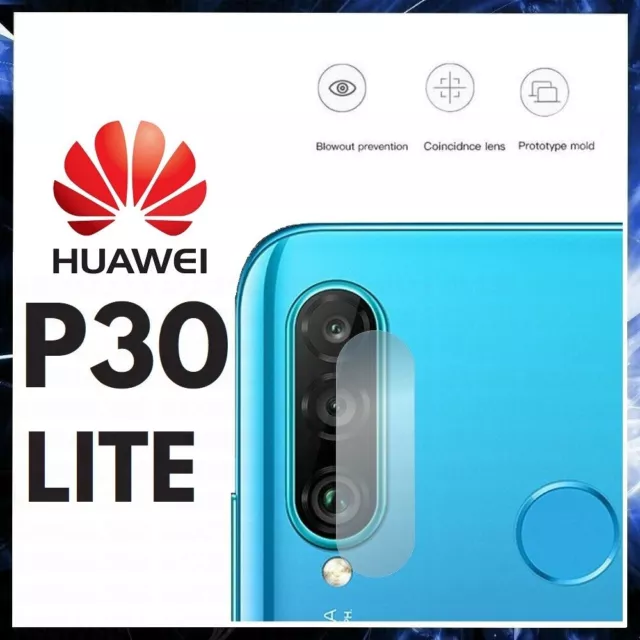 PROTEZIONE FOTOCAMERA IN VETRO TEMPERATO Per HUAWEI P30 LITE PELLICOLA CAMERA