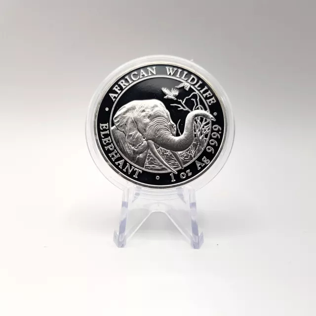 Somalia Elefant 2018 African Wildlife 1 Oz Silber Unze Ag .999