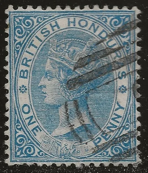 British Honduras, 1 penny blue, Wmk CA, perf 14, SG 17