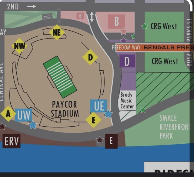 Cincinnati Bengals vs Vikings 12/16 or 12/17 (Flex) CRG West Parking Pass