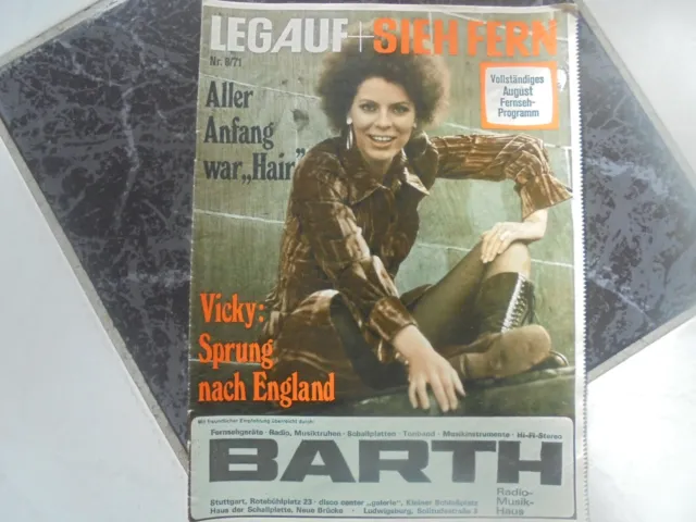 Leg auf u Sieh Fern 8/1971 TB:Su Kramer/Original Oberkrainer S. Avsenik/Leandros