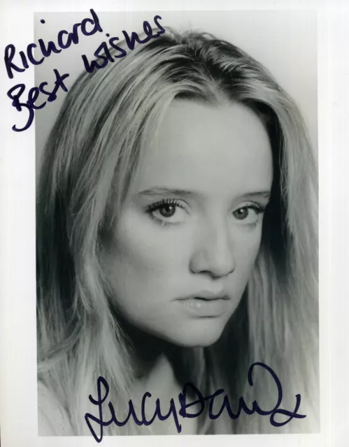 LUCY DAVIS Signed Photograph - TV & Film Actress - preprint