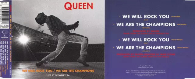 Queen - We Will Rock You - We Are The Champions (4 Track Maxi CD)