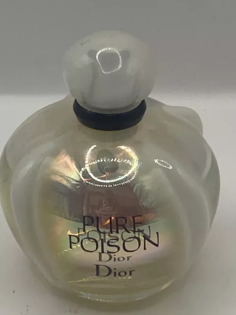 DIOR PURE POISON 100ml EDP - Old Formula with white cap, not full