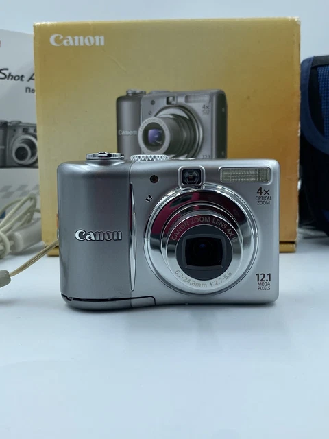 Canon PowerShot A1100 IS 12.1 MP Digital Camera - Silver