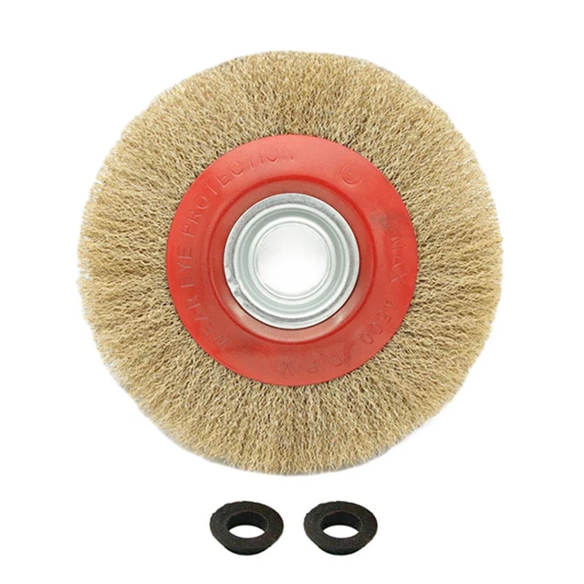 Wire Wheel Brush 125*20mm Cleaning Copper Crimped Drill Electric Grinder