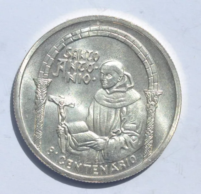 500 escudos silver 800th Anniversary Birth of S. Antonio  1995  UNC