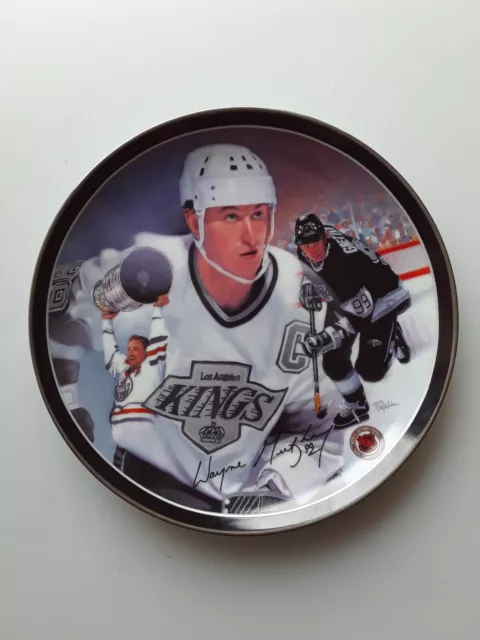 1995 The Great Gretzky Bradford Exchange Limited Edition Collectors Plate #4703C