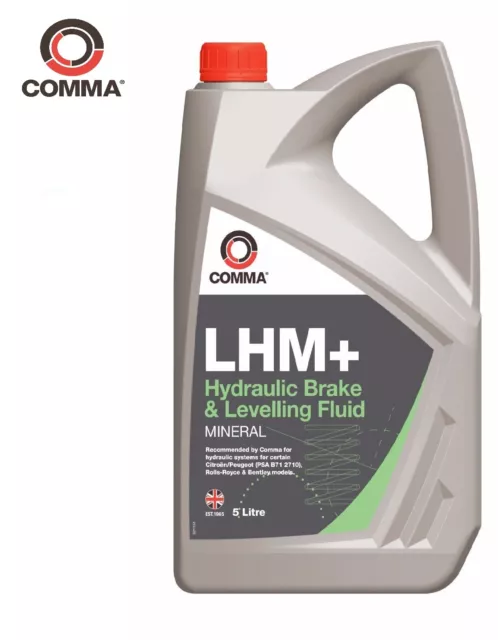 Comma 5L LHM Plus Hydraulic Brake & Levelling Fluid LHM5L