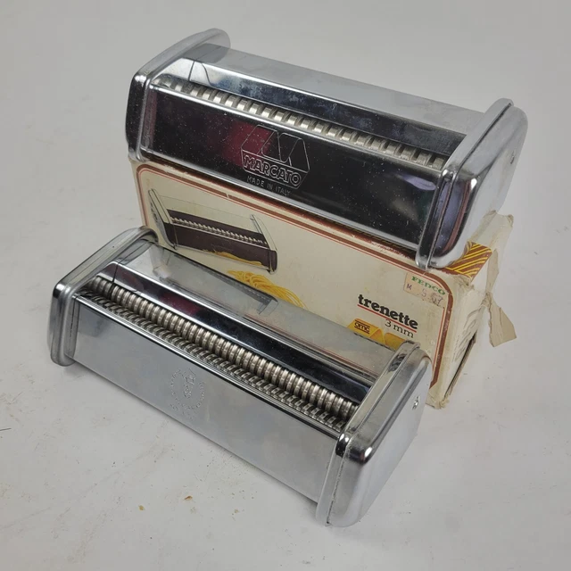 Set of 2 Marcato Pasta Machine Attachments - Spaghetti & Trenette 3mm Atlas 150