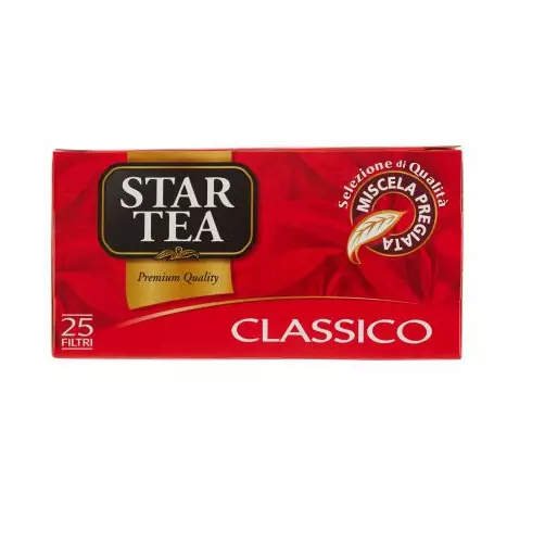 Star the Classico té caja 25 bolsas de té 37,5 g té italiano té negro