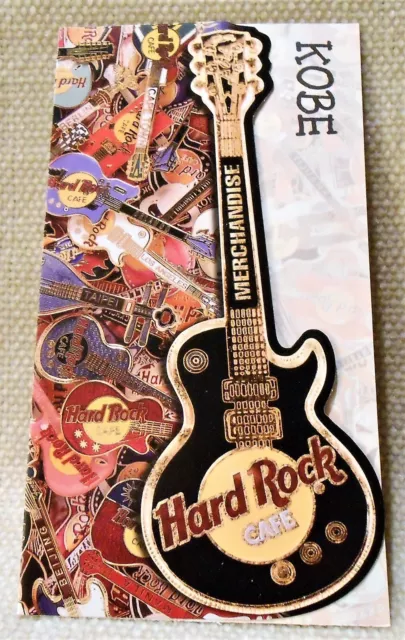 Hard Rock Cafe Kobe Merchandise Pamphlet Brochure - See Pictures