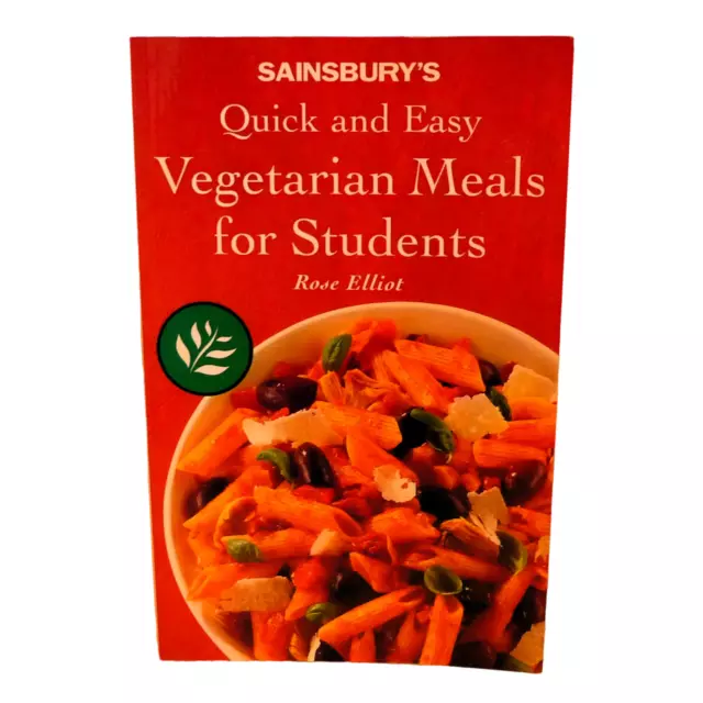 SAINSBURYS Cookbook Quick and Easy Vegetarian Meals for Students Paperback 1997