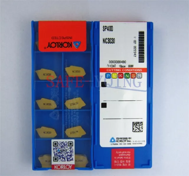 10pcs/lot New Korloy SP400 NC3030 CNC Carbide Insert