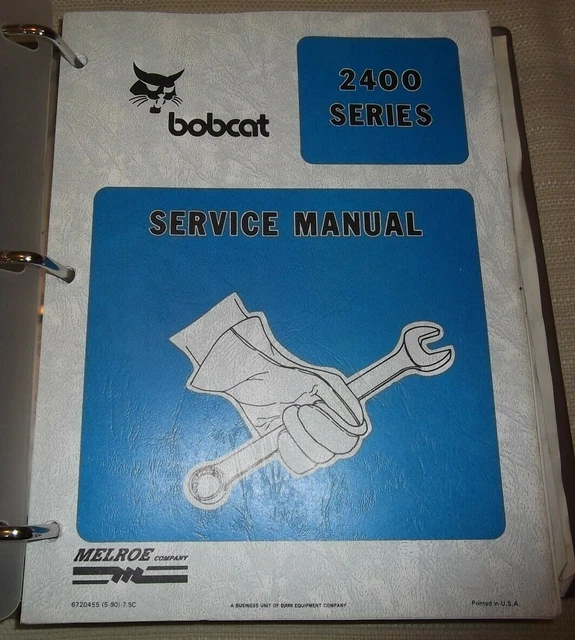 Manuel De Réparation Et Pièces Détachées Bobcat S175 - Version Papier Imprimée - NEUF (état à Vérifier)