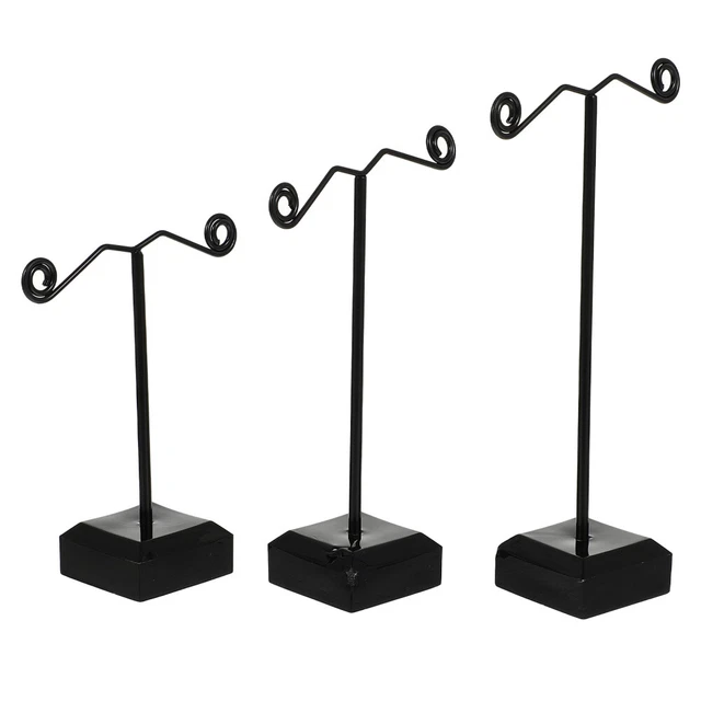 3 Pcs Esposizione Di Gioielli Gioielleria Porta Metallo Portaoggetti Collane