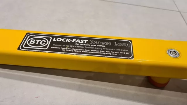 Breckland Lockfast Wheel Lock LF100 (for bolts/nuts at 100mm ctrs)