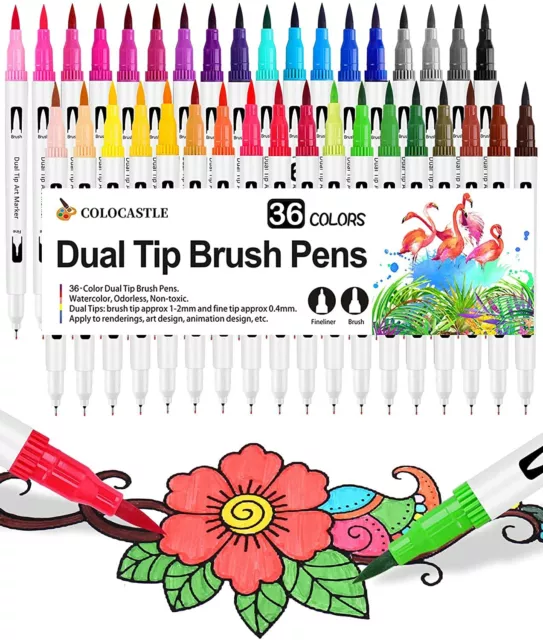 Marker 36 Farben Set NEU Marker bemalen ausmalen DIY Geschenk 3