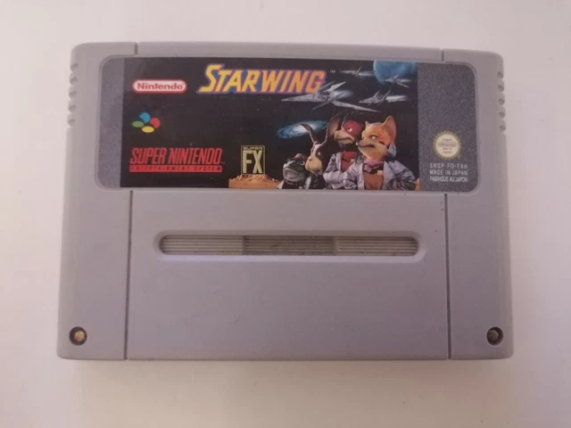 Jeu Super Nintendo Starwing Cartouche Seule Version FAH