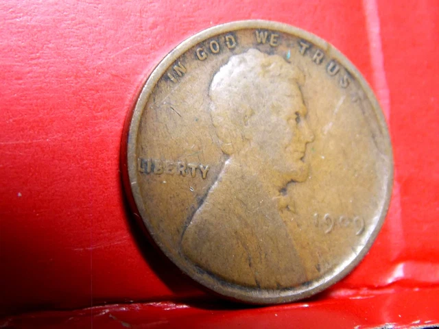 1909 VDB Lincoln Head Wheat Ears Reverse Cent (Penny) #4