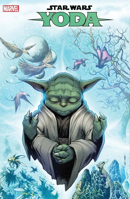Star Wars Yoda #6 Garbett Var Marvel  Presale  4/19