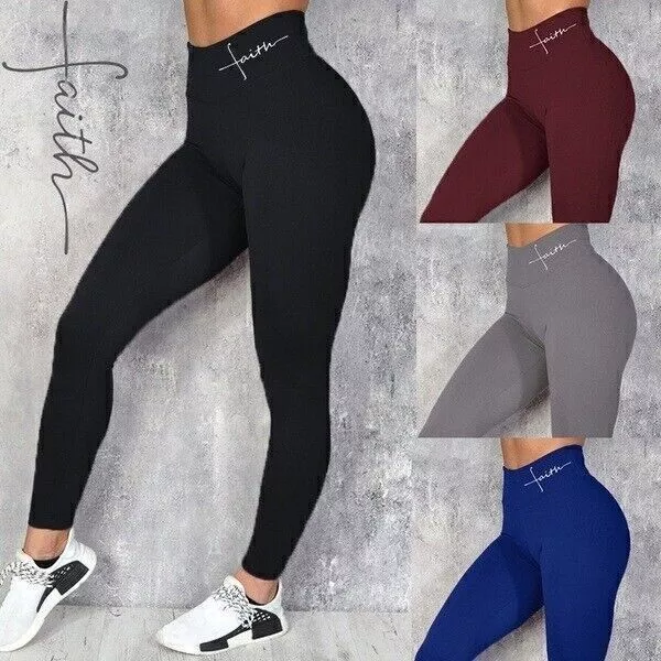 SEAMLESS HIGH WAISTED Yoga, Gym or Casual Leggings LARGE NEW