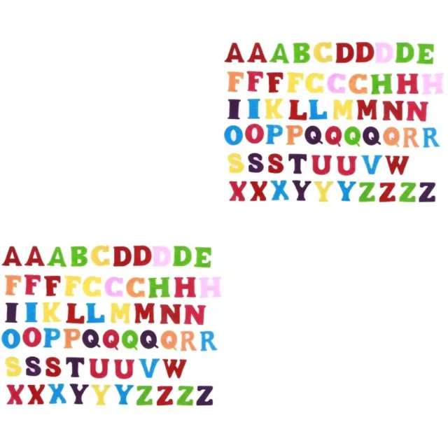 100 Pcs Felt Alphabet Letters Crafts Felt Abc Letters Felt Cloth