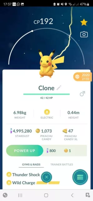 🔥AMAZING!!!🔥 ⭐PIKACHU LIBRE!!! (NON SHINY)⭐ - PKMN GO - NON REGISTERED!!!