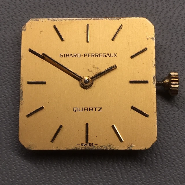VINTAGE GIRARD PERREGAUX Quartz Watch Movement. Working £99.99 PicClick UK