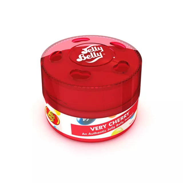 Jelly Belly Bean Sweet Gel Can Car Air Freshener Freshner Scent - VERY CHERRY