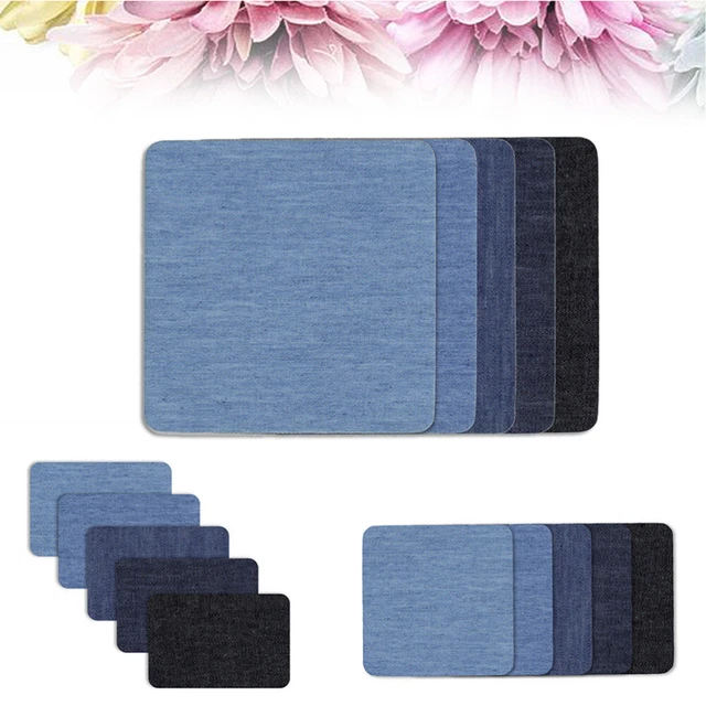 VILLCASE 3 Ensembles Autocollant Carré Couture Tissu De Lin