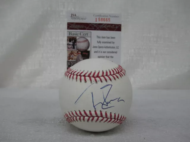 Tony Romo Dallas Cowboys Signed Official Major League Baseball JSA I58665