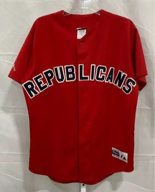 c. 2015 Republican GOP Congressional Baseball Game Issued/Used Jersey - Large