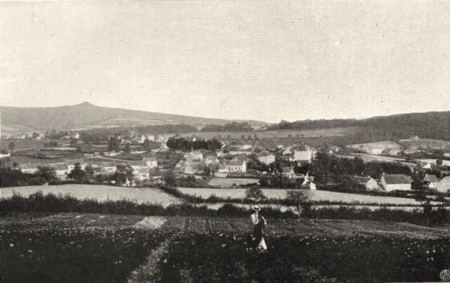 NIÈVRE. Saint-Honoré-les-Bains 1905 old antique vintage print picture