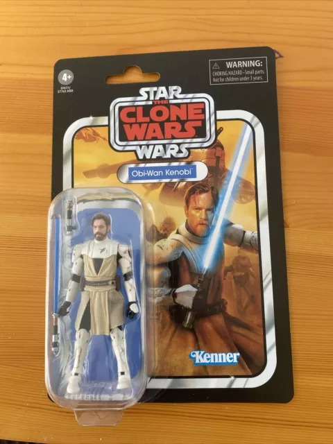 Star Wars Clone Wars Obi-Wan Kenobi VC103 Figura Vintage Collezione Hasbro 2020