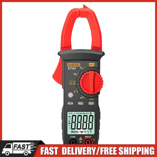 ANENG ST181 DIGITAL Clamp Multimeter Resistance Tester DC/AC Volt ...