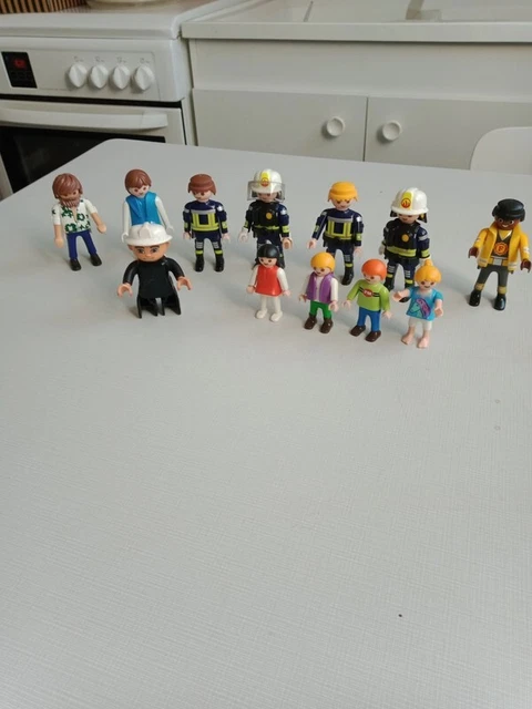 PLAYMOBIL LOT VRAC rescue vintage personnages et véhicules EUR 11,00