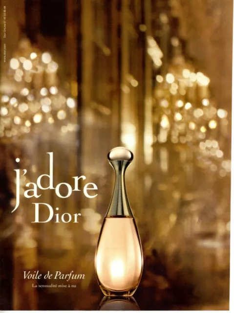 PUBLICITÉ PAPIER - Parfum Dior J'adore de 2004, Carmen Kass Mannequin EUR  2,95 - PicClick FR