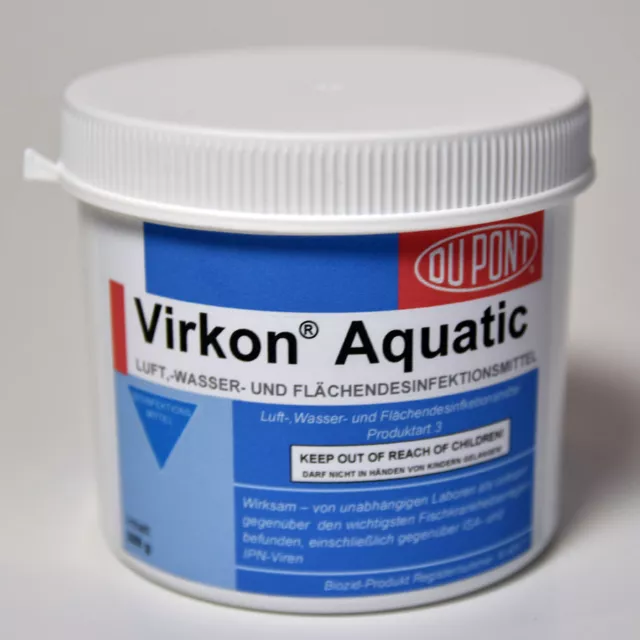 DuPont Virkon® Aquatic 1 kg gegen Viren, Bakterien, Keime, Schimmel im Koi Teich