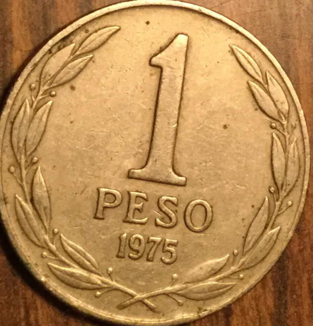 1975 Chile 1 Peso Coin