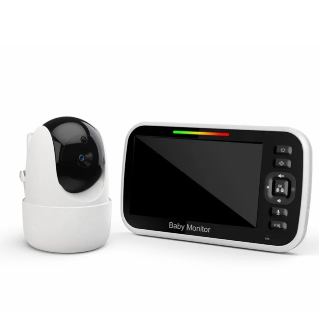 Monitor de Video PTZ para BebéS de 5 Pulgadas con CáMara de Vigilancia Digi7900