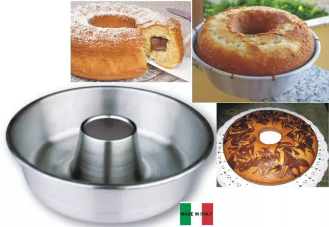 Forma Stampo Tortiera Conica Aperta Per Ciambella Dolci Tortano Rustico Babbà