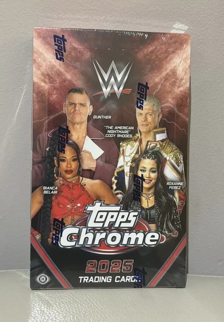 TOPPS 2025 WWE Chrome Hobby Box 🔥 £126.00 PicClick UK